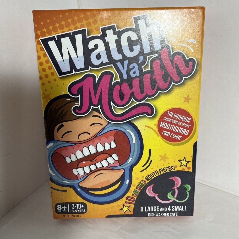 Family Board Game Watch Ya' Mouth Game Age 8+ Brand New Sealed‎